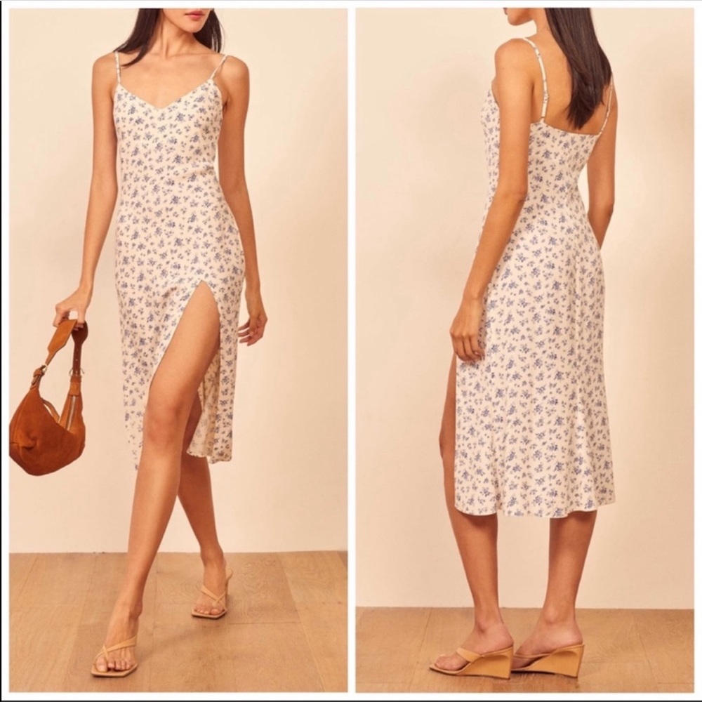 NWT Reformation Crimini Slip Dress in Gracie - 12